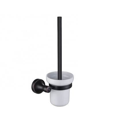 Modern Design Bathroom Toilet Brush with Holder Wall Mounted Toilet Brush Holder Set